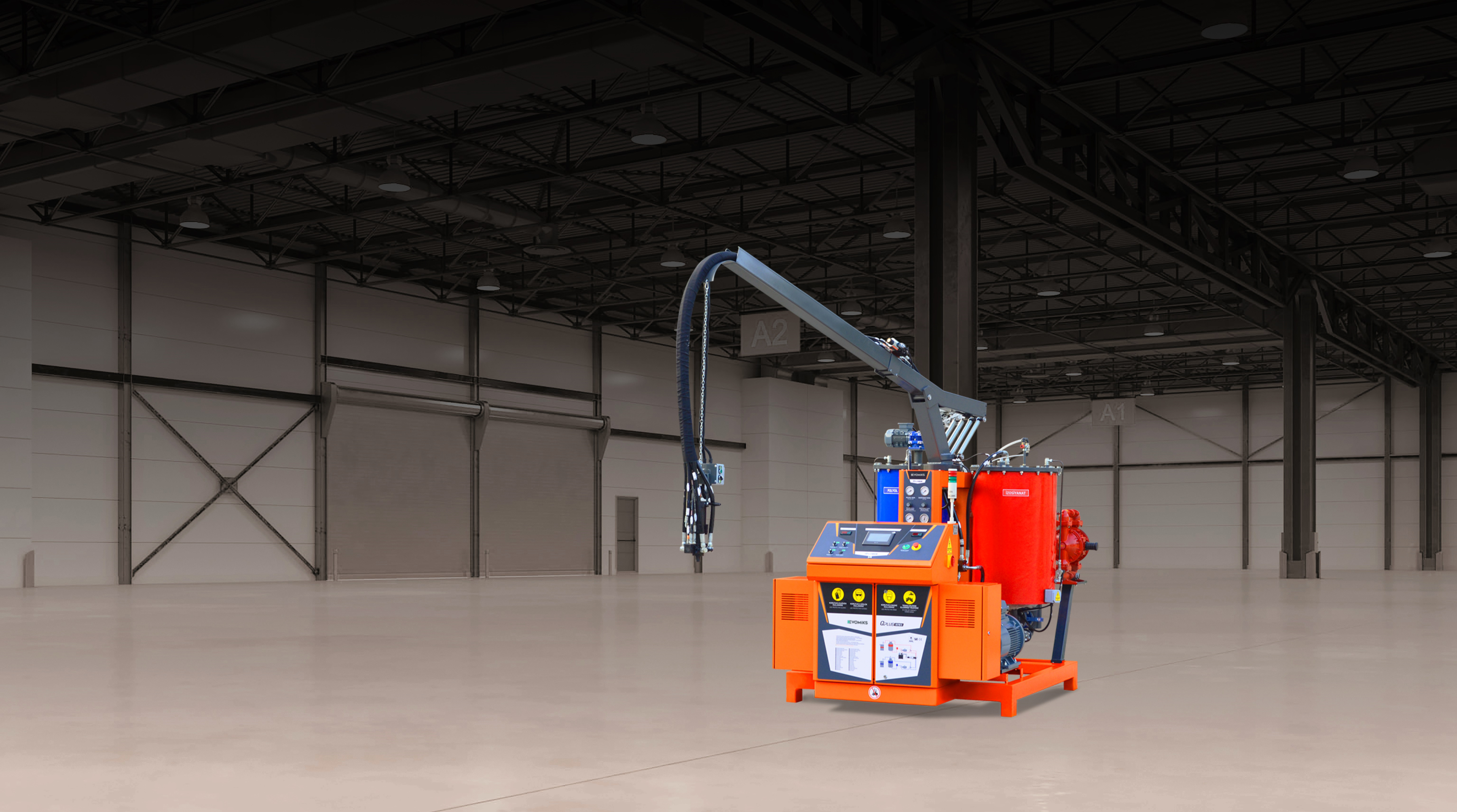 evomiks poliüretan makinası