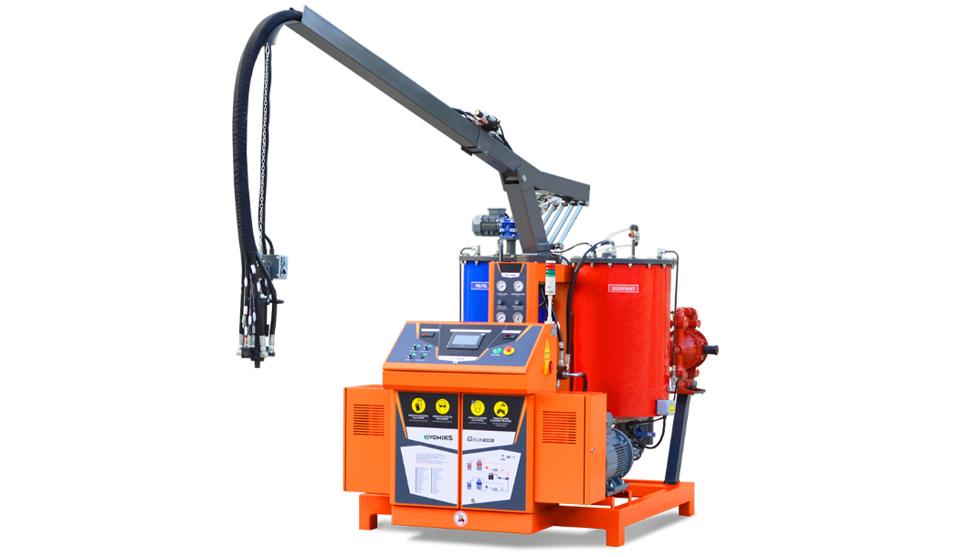 evomiks yüksek basınçlı poliüretan makinası